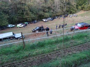 Jeep dans les terrasses